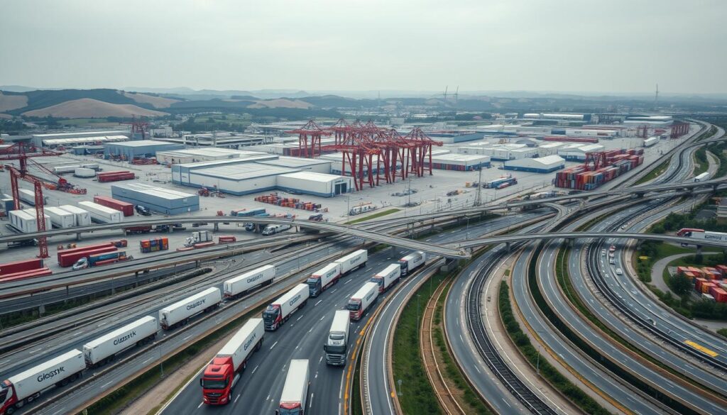 wyzwania w przewozie towarów infrastruktura